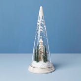 Glass Lit Church Scene